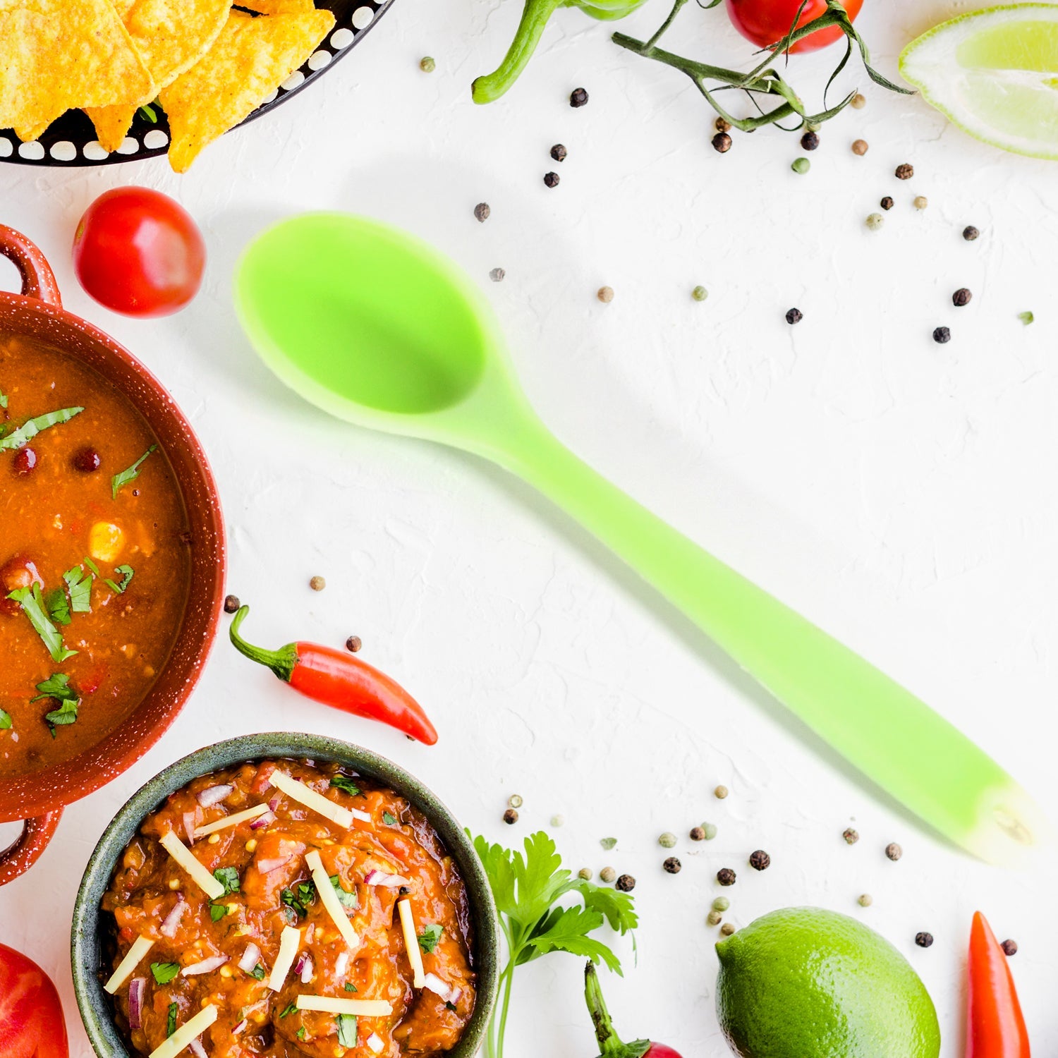 5652 Multipurpose Silicone Spoon, Silicone Basting Spoon Non-Stick Kitchen Utensils Household Gadgets Heat-Resistant Non Stick Spoons Kitchen Cookware Items For Cooking (1 pc / 27 Cm) 5652 Multipurpose Silicone Spoon, Silicone Basting Spoon Non-Stick Kitchen Utensils Household Gadgets Heat-Resistant Non Stick Spoons Kitchen Cookware Items For Cooking (1 pc / 27 Cm)